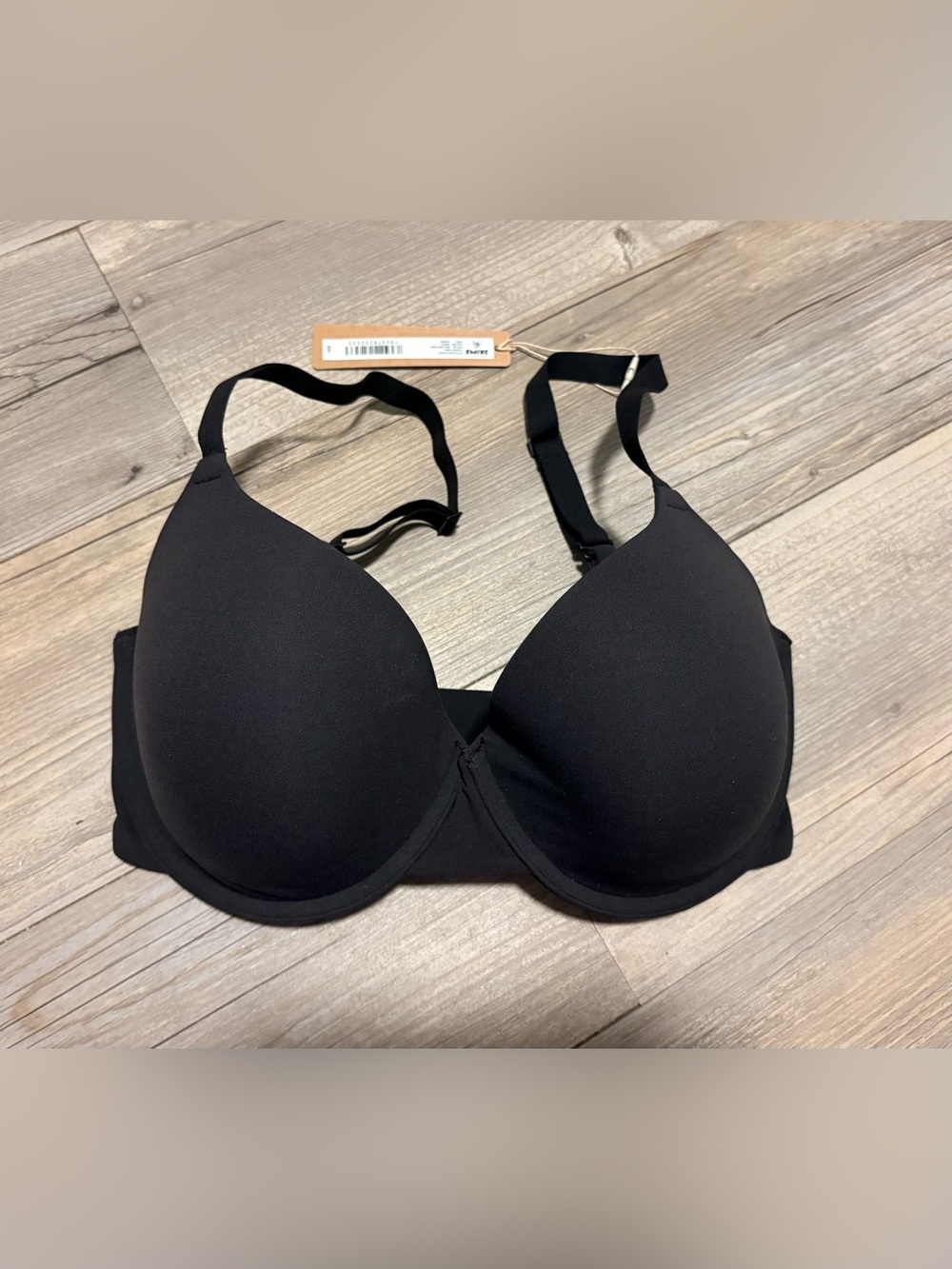 Seamless Black T-Shirt Bra - Women Intimates